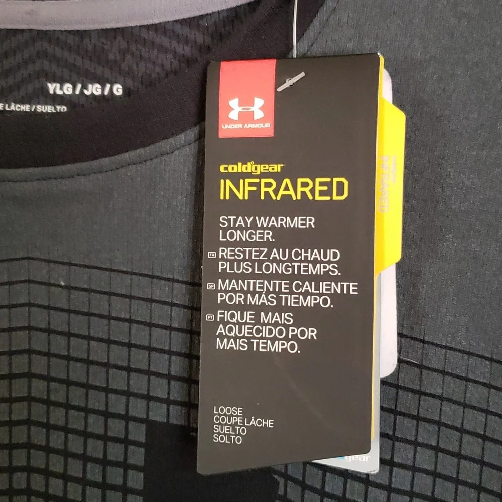 Coldgear infrared Under Armor YLG/G boys Garcons/Chicos L